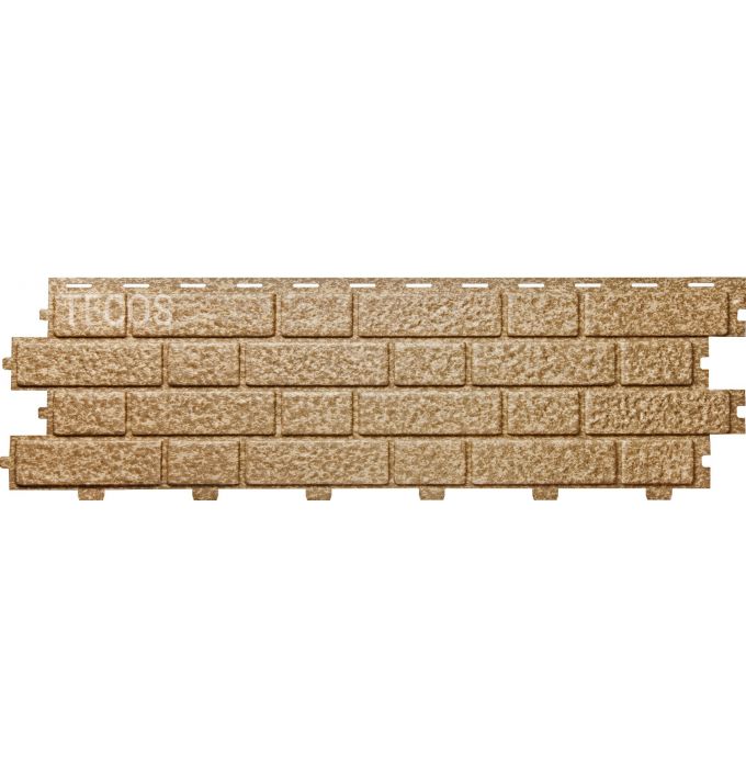 Фасадные панели (Цокольный Сайдинг) Tecos BRICKWORK Camel Melange